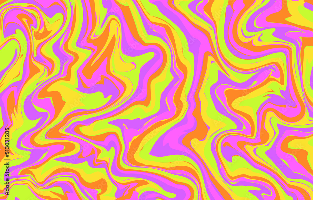 Multi-colored repeating creative graphic illustration. Vibrant seamless color ink. White repeating fluid vector effect. Vector seamless fabric texture colorful repeating oil