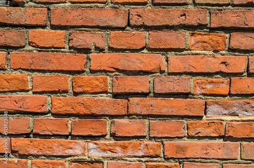 red brick wall for the background