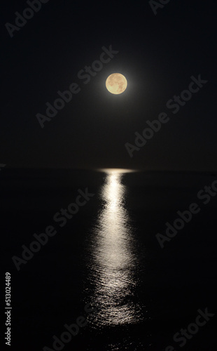 moon over the sea #513024489