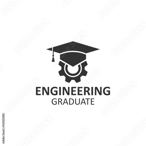 engineering graduate logo icon symbol