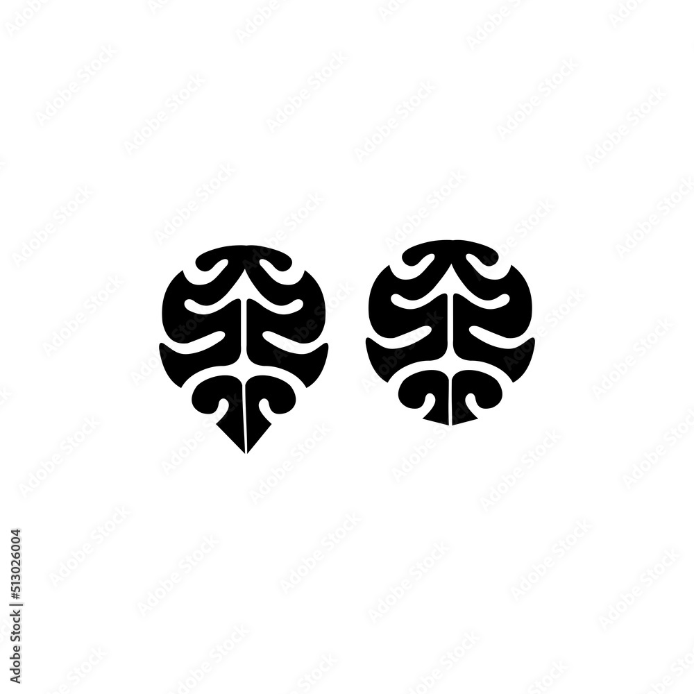 brain logo vector graphic modern template brain logo vector graphic modern template