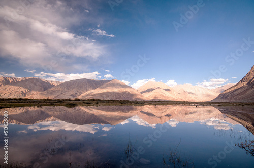 reflection of the mountain