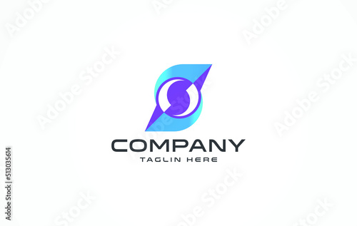 Letter S Logo Design, Vector Illustration Modern Monogram icon