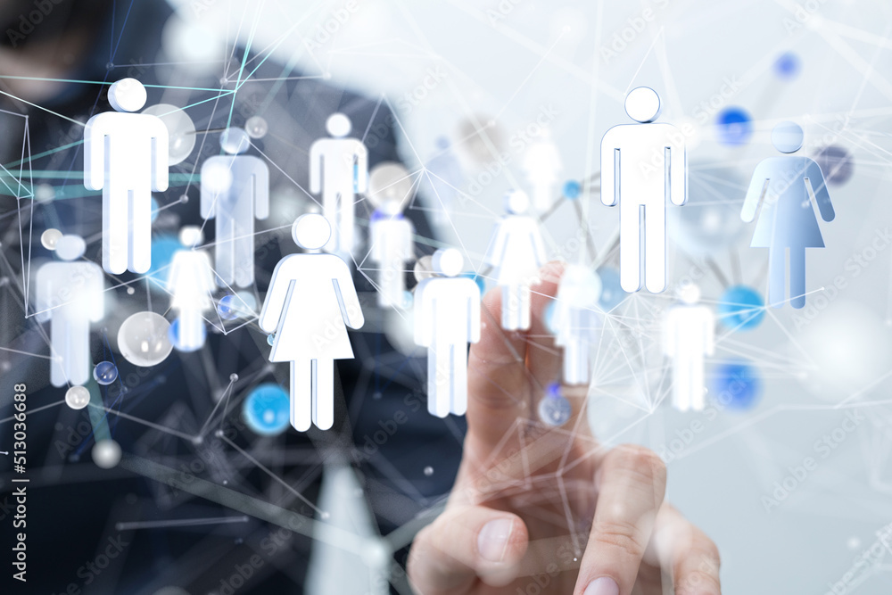Global network. Blockchain. 3D illustration. Neural networks and artificial intelligence. Abstract Global network. Blockchain. 3D illustration. Neural networks and artificial intelligence. Abstract