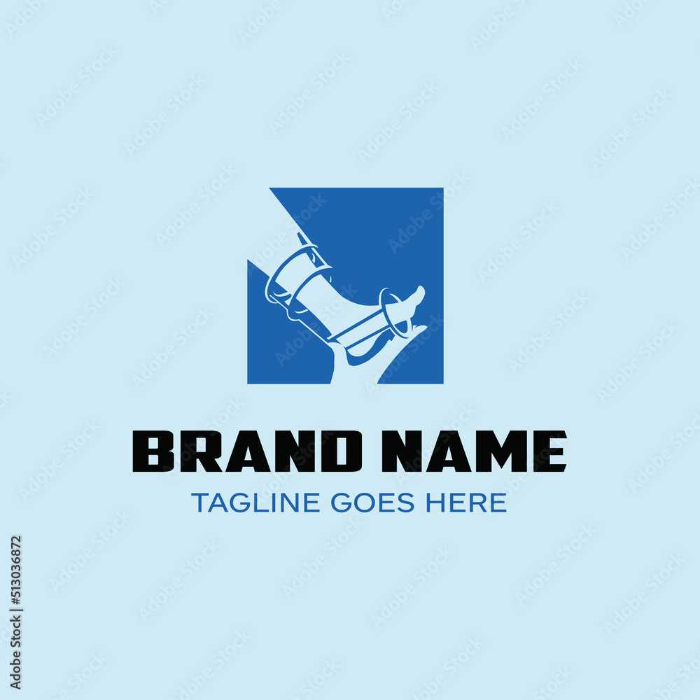 leg bone surgery logo inspiration leg bone surgery logo inspiration