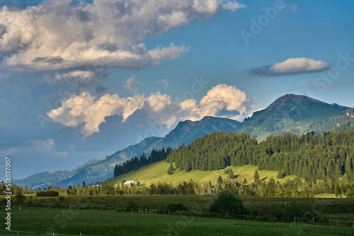 atmospheric mountain landsc...