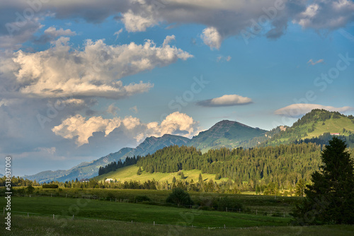 atmospheric mountain landsc...