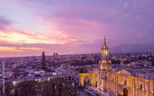 Arequipa s Plaza de Armas is one of the city s main public spaces