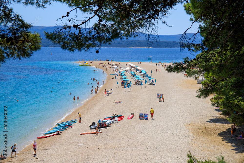 Fototapeta premium Küstenlandschaft im Bereich der Makarska Riviera