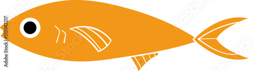 Set of cartoon fishes. Modern flat fishes, Isolated fish. Flat design fish. Vector illustration, fishes. fish collection.  