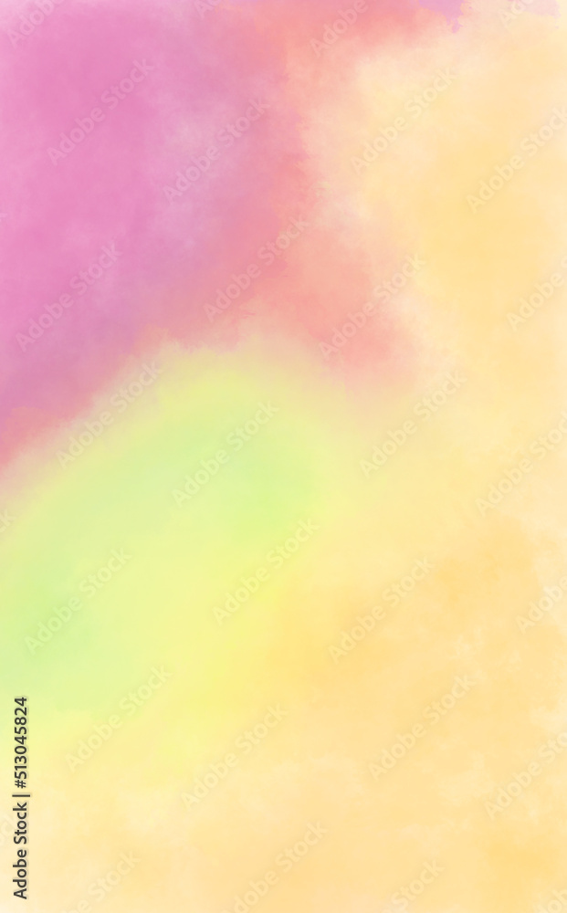 pink green yellow streaks paint gradients. abstract watercolor background pink green yellow streaks paint gradients. abstract watercolor background