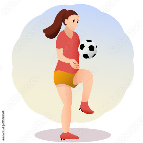 Female soccer player