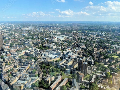 An aerial view of London