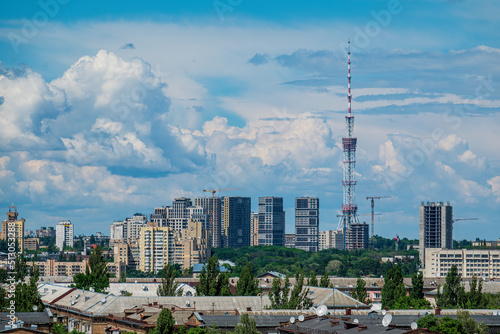 View on Kyiv TV tower