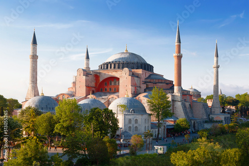 Fototapeta View of Hagia Sophia, Istanbul, Turkey