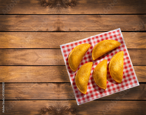 Delicious and traditional Colombian empanadas - Tradition street food