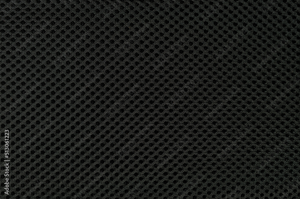 Black Nylon Net Fabric Background Texture, Large Detailed Textured Horizontal Macro Closeup, Abstract Natural Synthetic Pattern, Dark Polyester Textile Mesh Blank Empty Copy Space Flat Lay Black Nylon Net Fabric Background Texture, Large Detailed Textured Horizontal Macro Closeup, Abstract Natural Synthetic Pattern, Dark Polyester Textile Mesh Blank Empty Copy Space Flat Lay