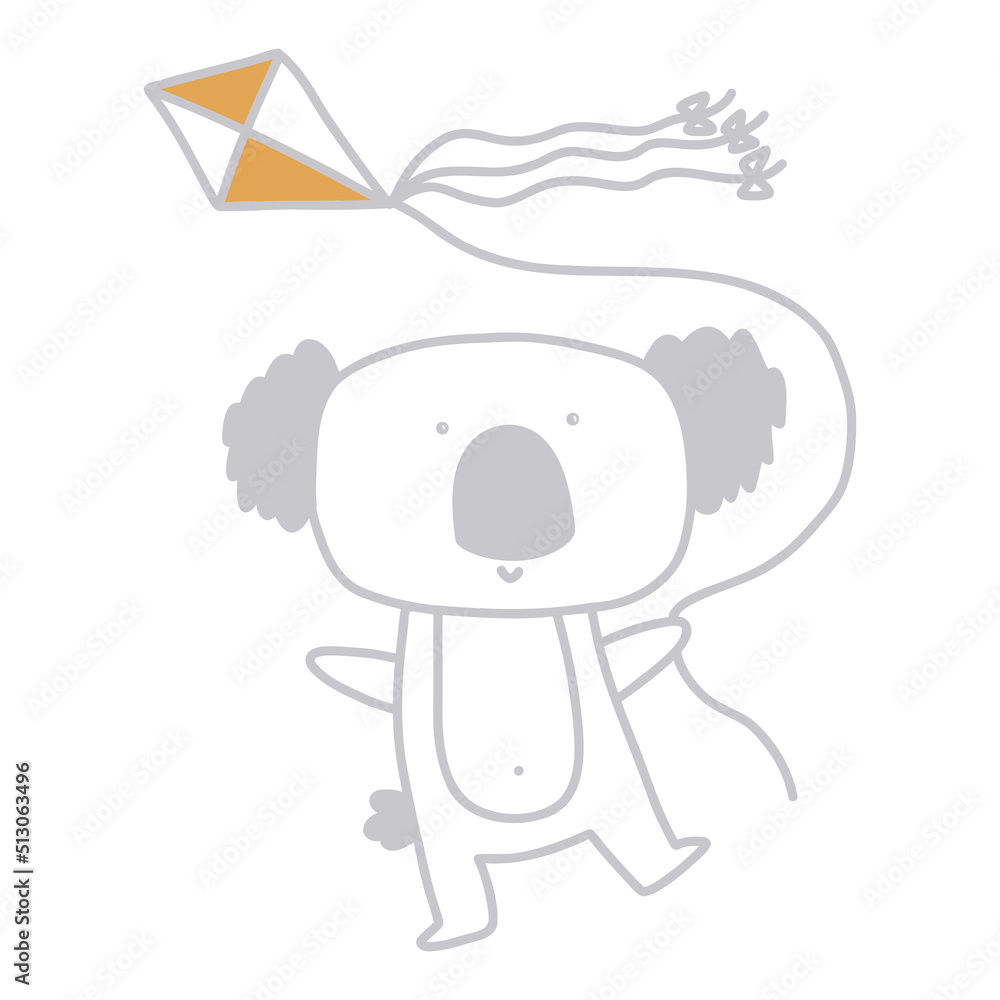 Cute outlined jungle and woodland animal for kids. Coloring vector illustration set. Cute outlined jungle and woodland animal for kids. Coloring vector illustration set.