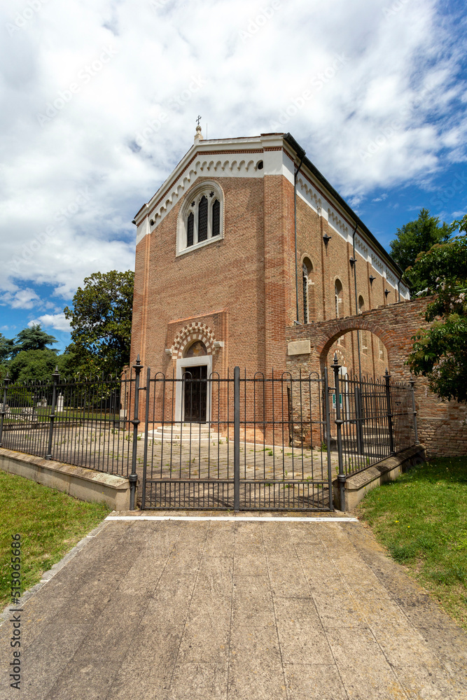 The Scrovegni Chapel in Padua on a summer day The Scrovegni Chapel in Padua on a summer day