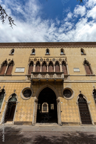 Palazzo Romanin Jacur in Padua a 14th century Venetian Gothic palace photo