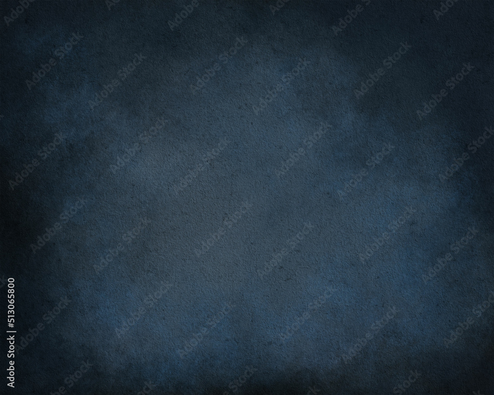 Blue abstract painted background texture 
