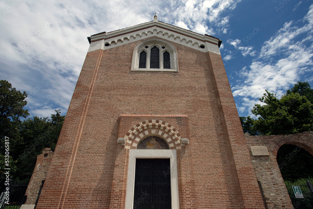 The Scrovegni Chapel in Padua on a summer day The Scrovegni Chapel in Padua on a summer day