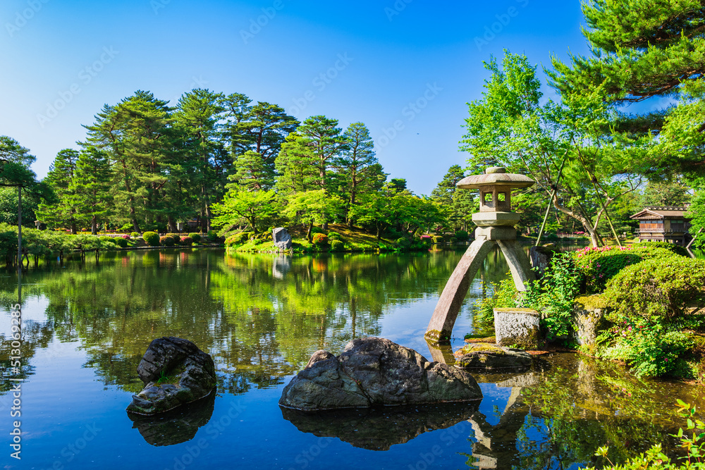 春の金沢 兼六園