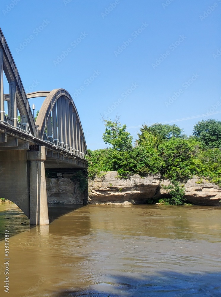 bridge over the river