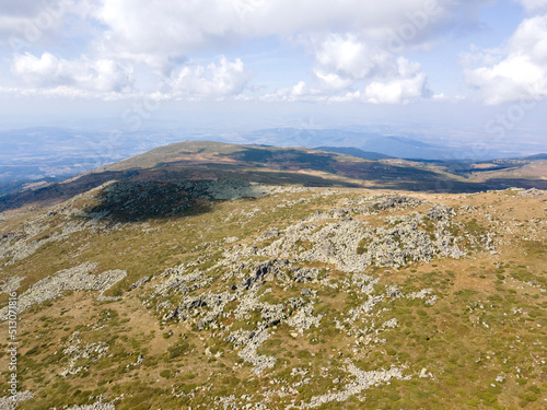 Aerial view of Vitosha Mountain, Bulgaria