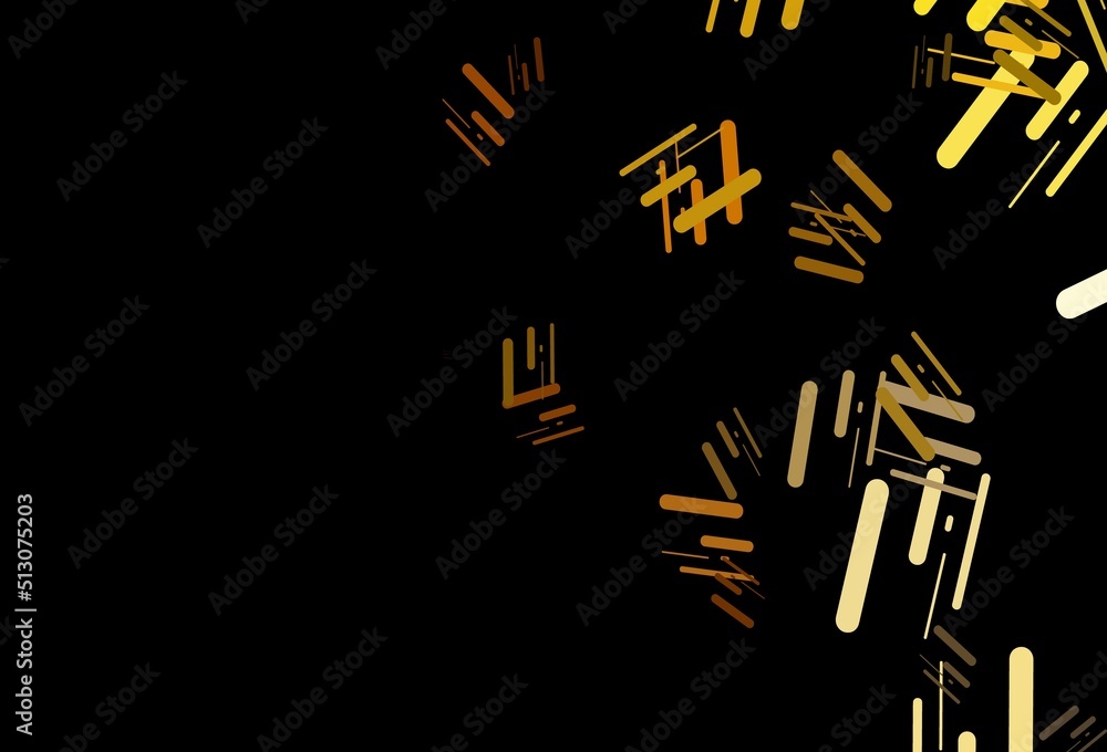 Dark yellow, orange vector layout with flat lines. Dark yellow, orange vector layout with flat lines.