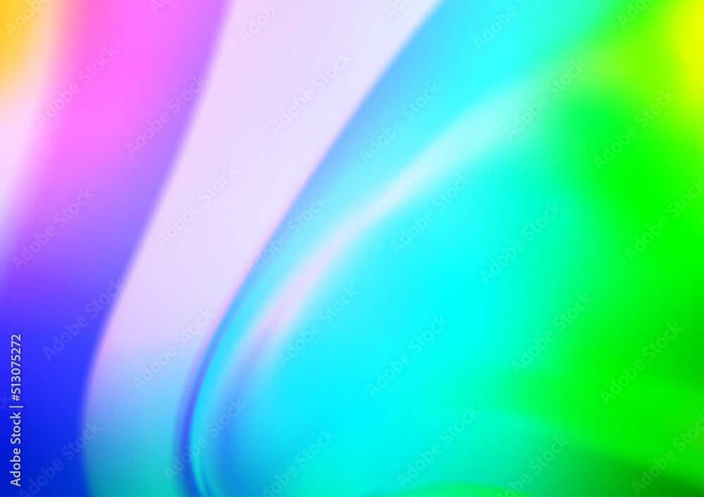 Obraz premium Light Multicolor, Rainbow vector blurred shine abstract background.