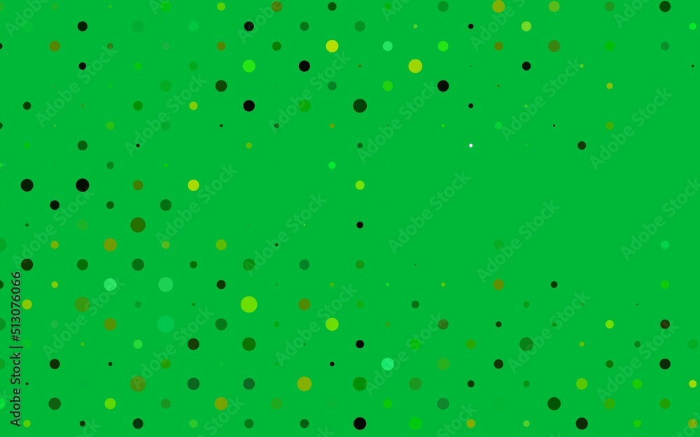 Light Green, Yellow vector template with circles. Light Green, Yellow vector template with circles.