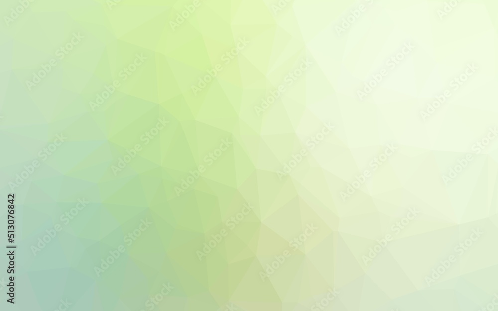 Light Green vector blurry triangle pattern. Light Green vector blurry triangle pattern.