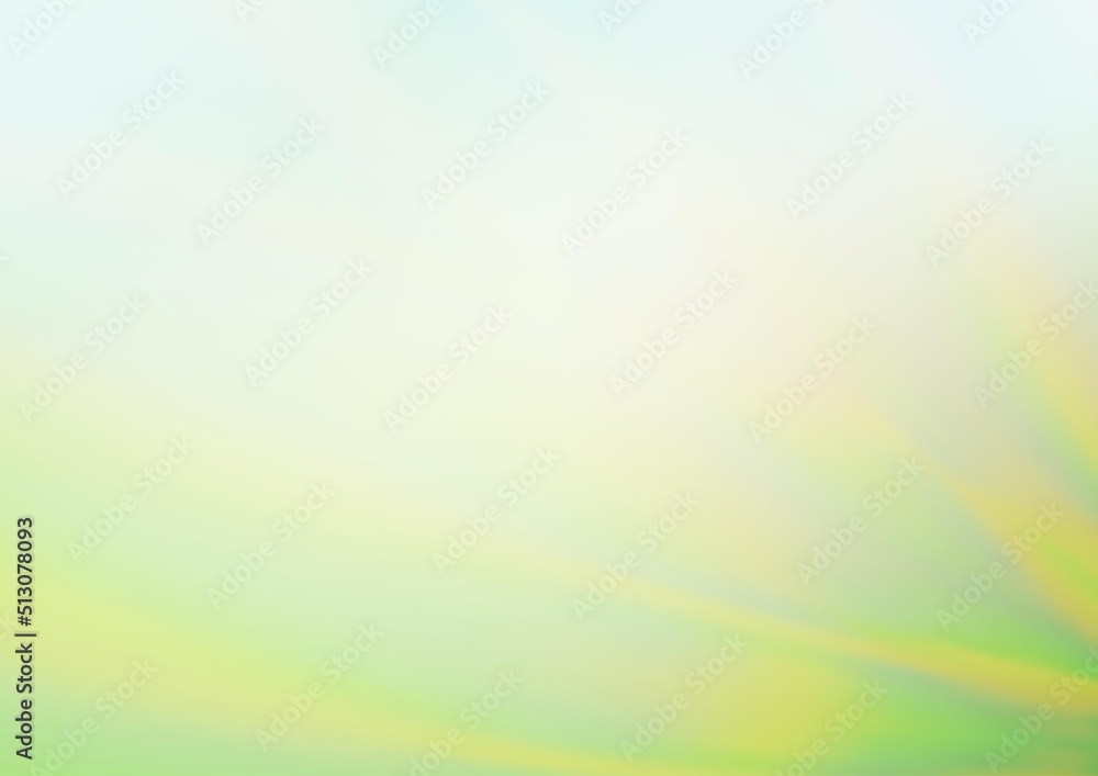 Fototapeta premium Light Green vector blurred background.