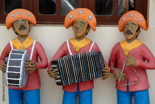 Caruaru, Pernambuco, Brasil. 06,17,2022. O Alto do Moura na cidade de Caruaru é conhecido como um grande centro de produção de arte em cerâmica.  photo