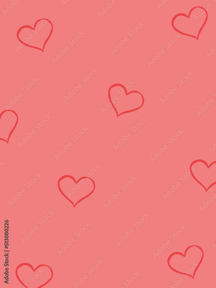 pink background with love icon set pink background with love icon set