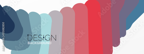 Background colorful shapes template. Wallpaper for concept of AI technology, blockchain, communication, 5G, science, business and technology