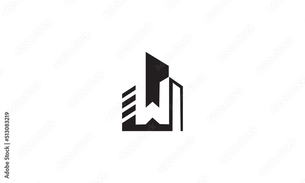 m building logo design m building logo design