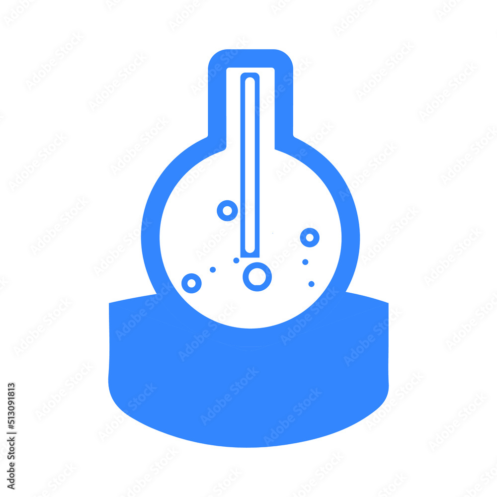 Laboratory test and test tube icon