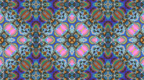 Abstract textural multicolored background kaleidoscope.