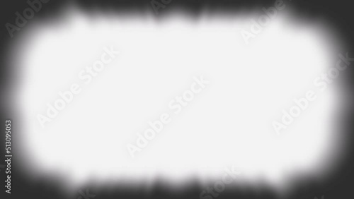 Abstract grunge vignette motion graphic border. photo