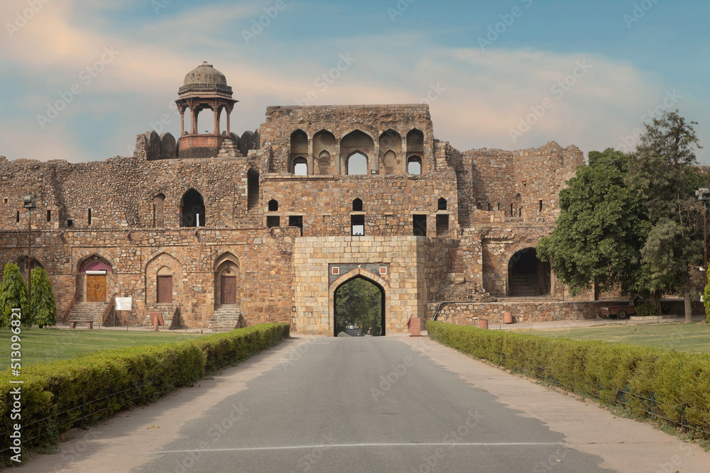 Old fortress Purana Quila, Delhi, India