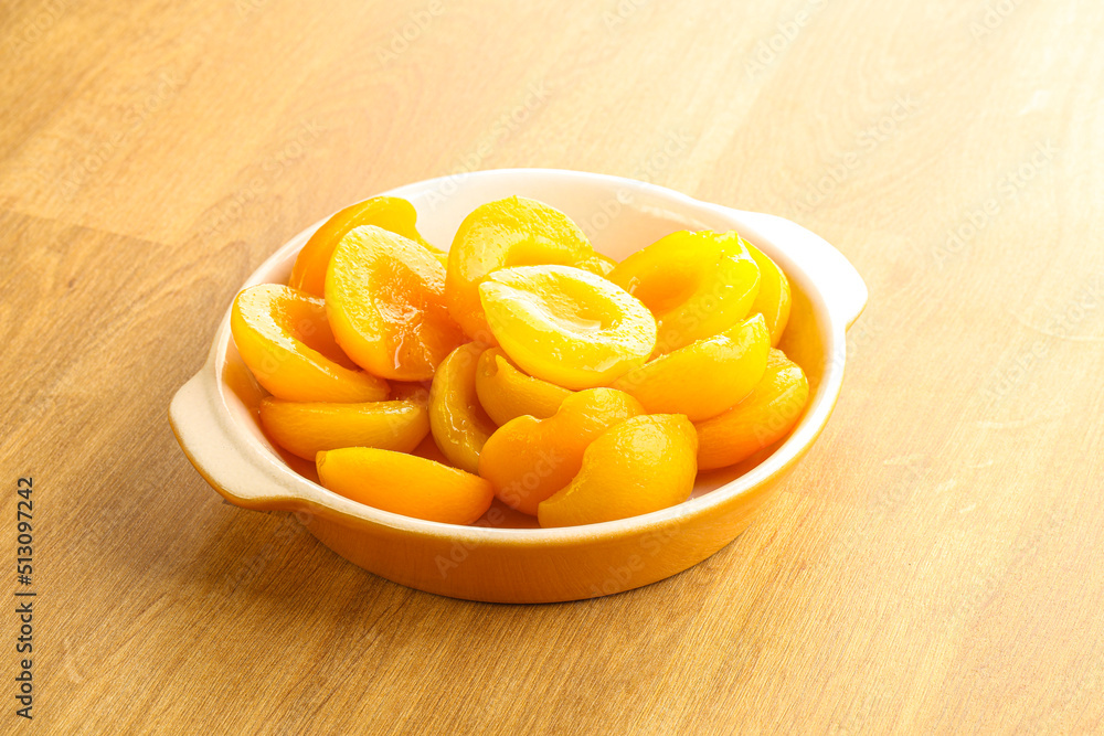 Canned apricot – sweet light dessert Canned apricot – sweet light dessert