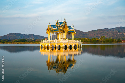 Thai Pavillion Khao Tao Reservoir in Hua Hin, Prachuap Khiri Khan, Thailand photo