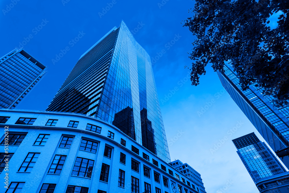 Obraz premium 都会イメージ 未来イメージ ビジネス 近未来