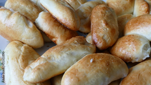 delicious pies stuffed with cabbage