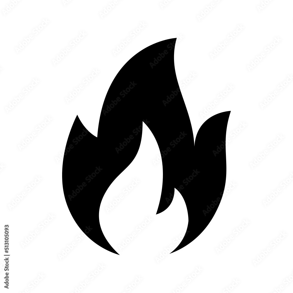 Fire Icon Vector Symbol Design Illustration Fire Icon Vector Symbol Design Illustration