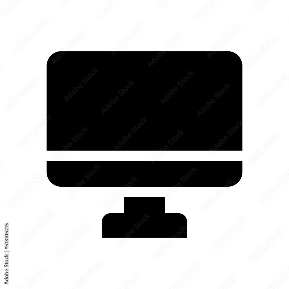 Computer Icon Vector Symbol Design Illustration Computer Icon Vector Symbol Design Illustration