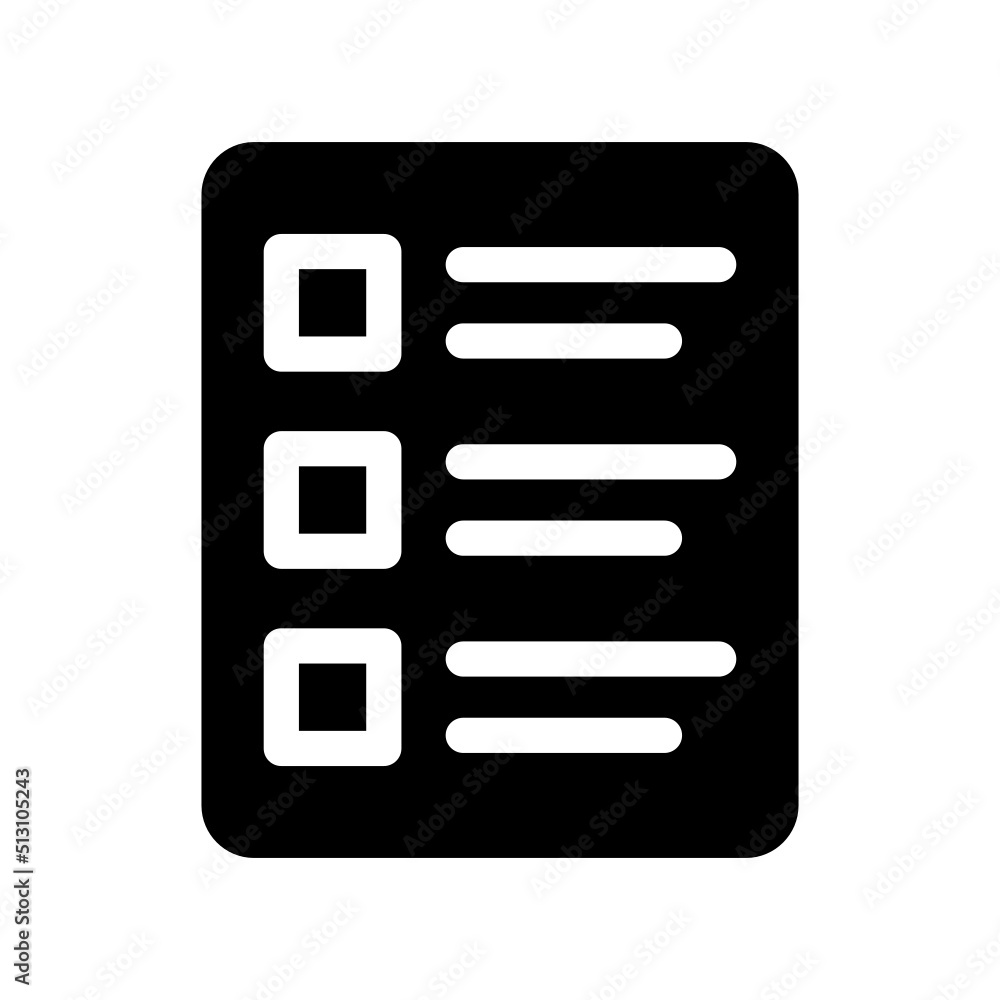 List Icon Vector Symbol Design Illustration List Icon Vector Symbol Design Illustration