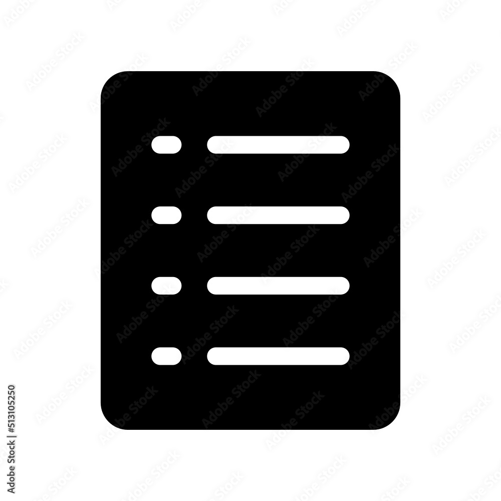 List Icon Vector Symbol Design Illustration List Icon Vector Symbol Design Illustration